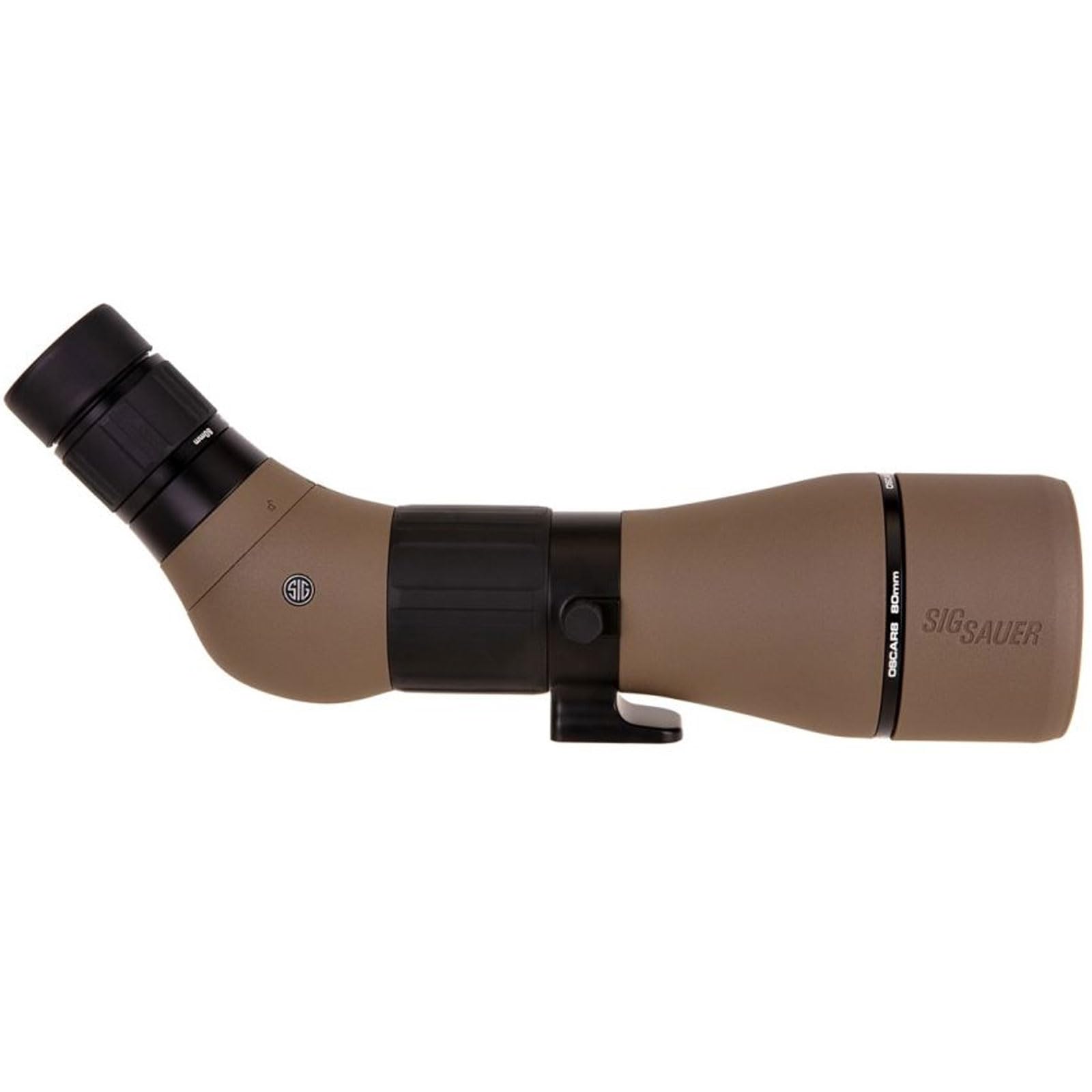 Sig Sauer OSCAR8 27-55x80mm Tactical Hunting Durable Lightweight Waterproof Fogproof 15 Inch Adjustable Aluminum Angled Monocular Spotting Scope | Neoprene Cover Included - Image 4